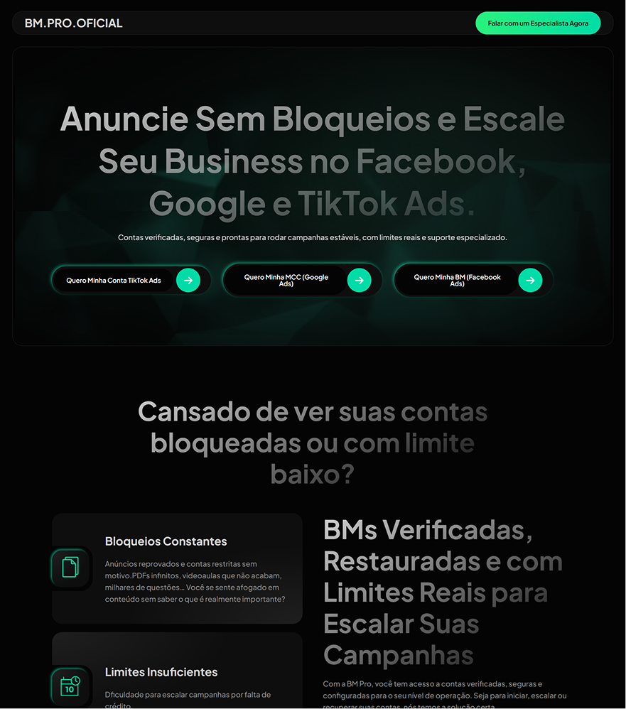 leokattah - Landing Page BM Pro Oficial