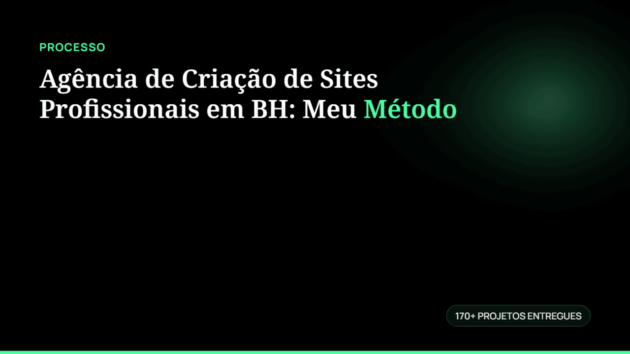 Agência de Criação de Sites Profissionais em BH