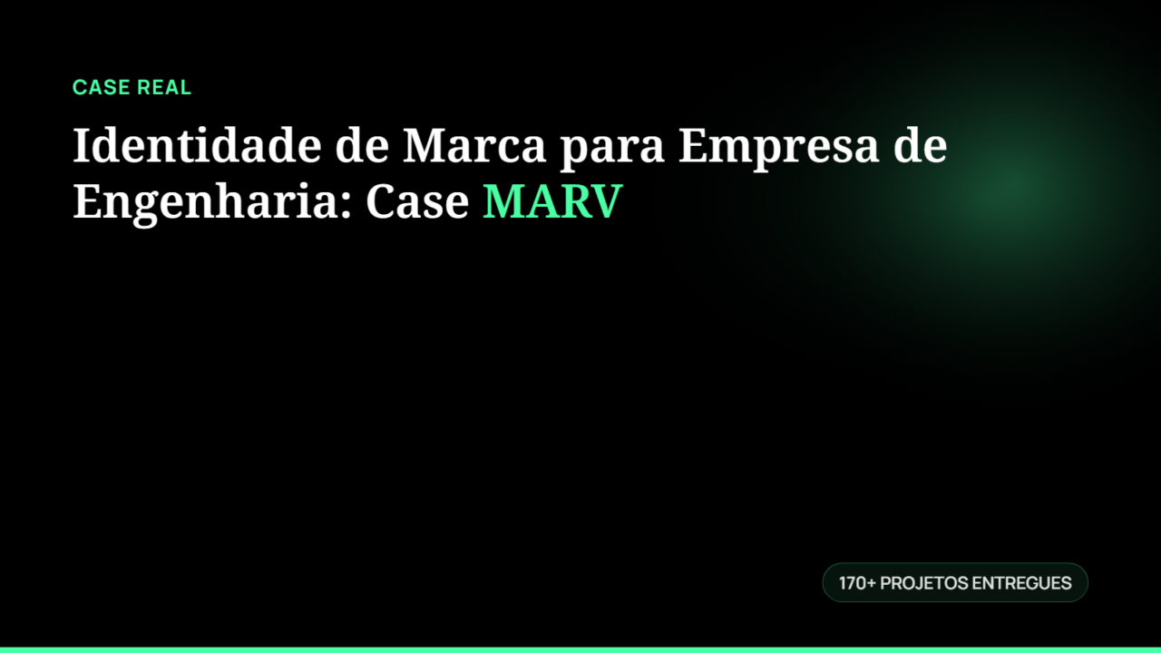 Identidade de Marca para Empresa de Engenharia: Case MARV
